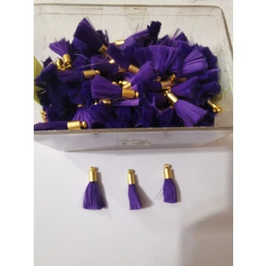 Livza Bijuteri  Rekli Püskül Takı Malzemesi (Sarı Kaplama) 5 Adet