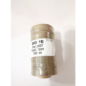 Livza Bijuteri Paraşüt Ipi Takı Malzemesi 100 Mt. Krem Renk