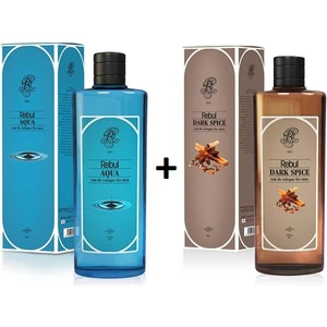 Kolonya Aqua 270 ml Cam Şişe & Rebul Kolonya Dark Spıce 270 ml Cam Şişe