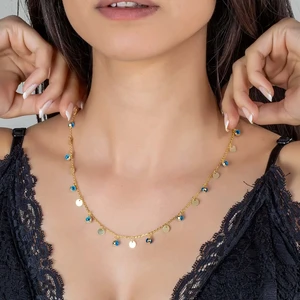 Else Silver Pullu Nazar Gözlü Gümüş Kolye