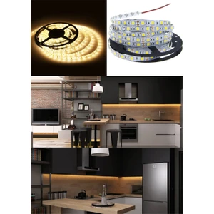 3 Çipli Gün Işığı Şerit LED 1 mt + 12V Adaptör Kuruluma Hazır Set