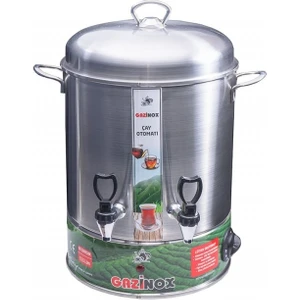 120 Bardak Metal Musluk Çay Makinası & Semaveri