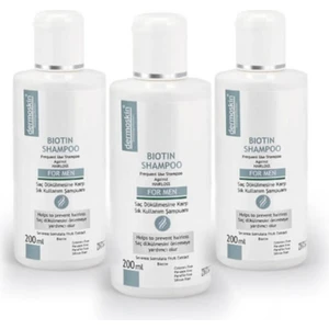 Biotin Şampuan Erkek 3 Al 2 Öde Avantajlı Paket Güçlü Saçlar 600 ml