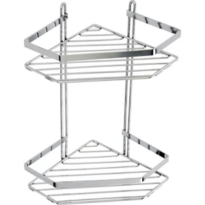 2 Katlı Banyo Köşe Rafı,2 Katlı Köşelik