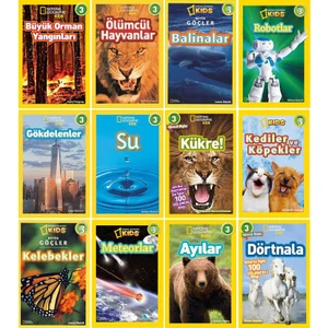 National Geographic Kids Seviye 3 Seti 12 Kitap (Akıcı Olarak Okuyan Çocuklar Için)