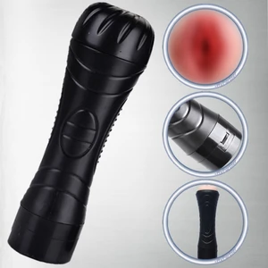 Fener Tipi Suni Titreşimli Vajina Mastürbatör