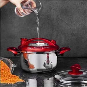 Baby Düdüklü Tencere 3.5 Lt Kırmızı