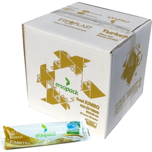Evsel Jumbo Boy Çöp Torbası 80 X110 cm 25 Rulo 250 'li Çöp Poşeti