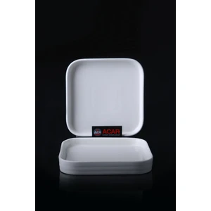 Bianca Perla 6lı Porselen Kare Servis Tabak - 14 cm