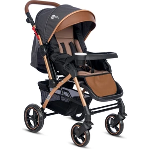 4 Baby Active Plus Gold Çift Yönlü Bebek Arabası Antrasit AB-350