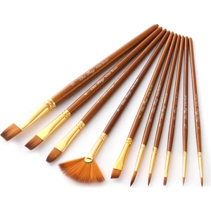 10'lu Boya Fırçaları Seti (Yurt Dışından)