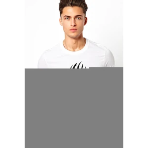 Jokzilla Logo Baskılı Beyaz Erkek Örme Tshirt
