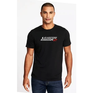 Ufc Ultimate Fighting Championship Baskılı Siyah Erkek Örme Tshirt