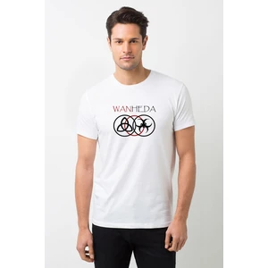 THE100 Wanheda Baskılı Beyaz Erkek Örme Tshirt