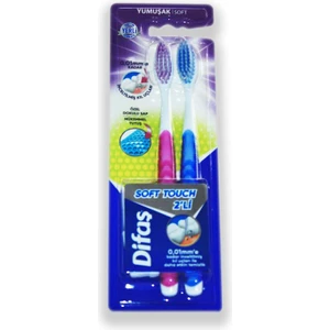 Soft Touch 2'li Diş Fırçası Yumuşak