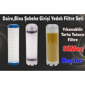Şebeke,daire,bina Girişi Yedek Filtre Seti