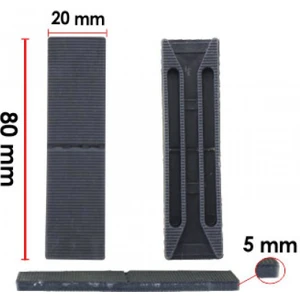 Kalın Cam Takozu Kırılan 1000 Li 5X20X80MM
