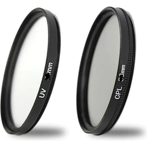 Canon 50MM 1.8 Stm Lens Uyumlu Uv Cpl Filtre Seti 2li Set 49MM