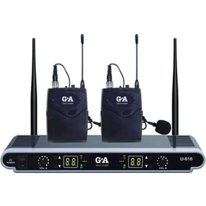 Gold Audio U-616 Yaka+Yaka Profesyonel Wireless Mikrofon Sistemi