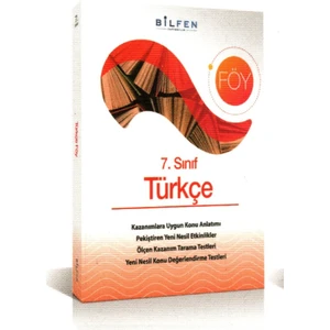 Bilfen Yayınları 7. Sınıf Türkçe Föy