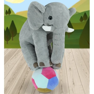 Özgüner Oyuncak Özgüner Uyku Arkadaşı Gri Fil 65 cm + Baby Soft Top
