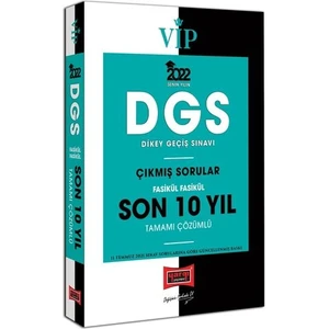 Yargı Yayınevi DGS 2022 Fasikül Tamamı Çözümlü Son 10 Yıl