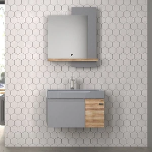 Pierre Cardin Zen 70 cm Matt Anthracite Olive Banyo Dolabı Mat Antrasit Olive