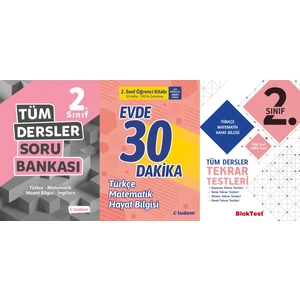 Tudem Yayınları Tüm Dersler 2. Sınıf Set