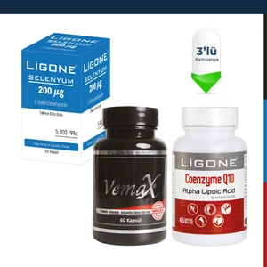 Ligone Selenyum + Ligone Q-10 + Vemax 60