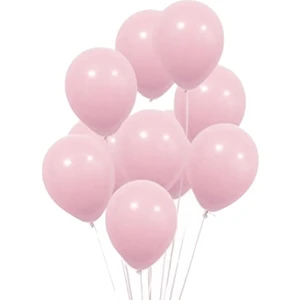 Makaron Açık Pembe Balon 10'lu