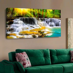 ZEVAHİR MOBİLYA DEKORASYON Zevahir 120X60 Kanvas Şelale Tablosu