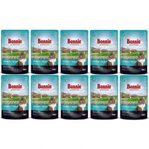 Somonlu Alabalikli Pouch Jelly Kedi Konserve 85 Gram 10'lu