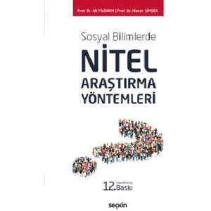 Sosyal Bilimlerde Nitel Araştırma Yöntemleri - Ali Yıldırım