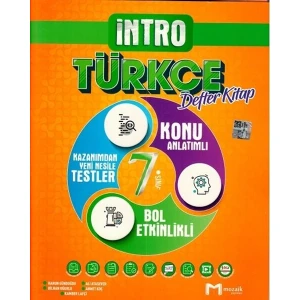 Mozaik Yayınları 7. Sınıf Türkçe Intro Defter Kitap