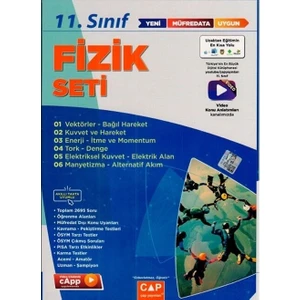 Çap Yayınları 11. Sınıf Anadolu Lisesi Fizik Seti