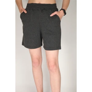 BKY Füme Yüksek Bel Penye Şort