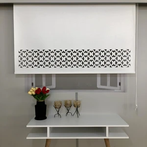 Volper Mekanik Volper LZR25 Lazer Kesim Zebra Stor Perde Beyaz 80X200