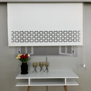 Volper Mekanik Volper LZR20 Lazer Kesim Zebra ve Stor Perde Beyaz 120X200