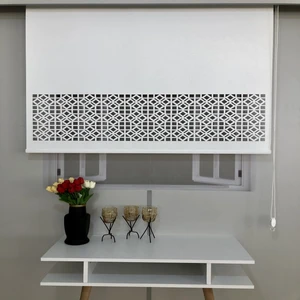 Volper Mekanik Volper LZR40 Lazer Kesim Zebra Stor Perde Beyaz 190X260