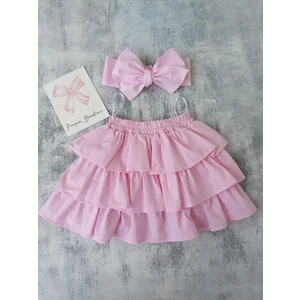 Pempembandana Kız Bebek Etek Bandana Set