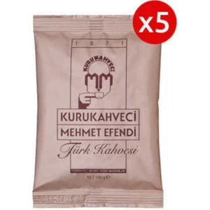 Kurukahveci Mehmet Efendi Türk Kahvesi 100 gr x 5