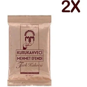 Kurukahveci Mehmet Efendi Türk Kahvesi 100 gr x 2