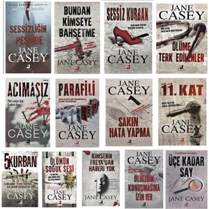 Sessizliğin Peşinde - Bundan Kimseye Bahsetme - Sessiz Kurban - Ölüme Terk Edilenler - Acımasız - Parafili - 13 Kitap - Jane Casey
