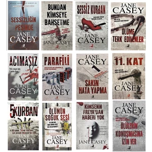 Sessizliğin Peşinde - Bundan Kimseye Bahsetme - Sessiz Kurban - Ölüme Terk Edilenler - Acımasız - Parafili - 12 Kitap - Jane Casey