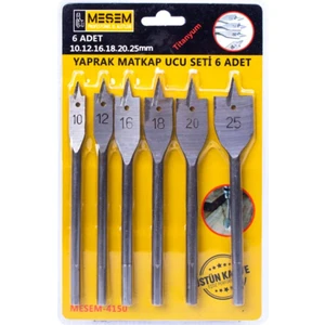 Real Özs Meşem Yaprak Matkap Ucu Seti 6 Adet