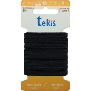 10 Mm Siyah Yassı Lastik - 5 Metre
