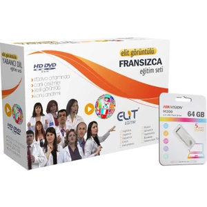 Elit Eğitim Fransızca Görüntülü Eğitim Seti 64 GB USB Bellek Içerisinde