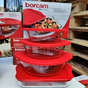 Kırmızı Kapaklı Borcam 4'lü Set