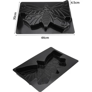 Kelebek Kilit Parke Taşı Kalıbı Zemin Kaplama Kalıbı Yer Döşeme Taşı Kalıbı 2 Adet Kalıp