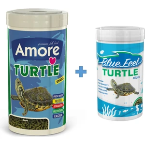 Turtle Sticks 1000ML + Bluefeel Turtle 250ML Kutu Kaplumbağa Yemi